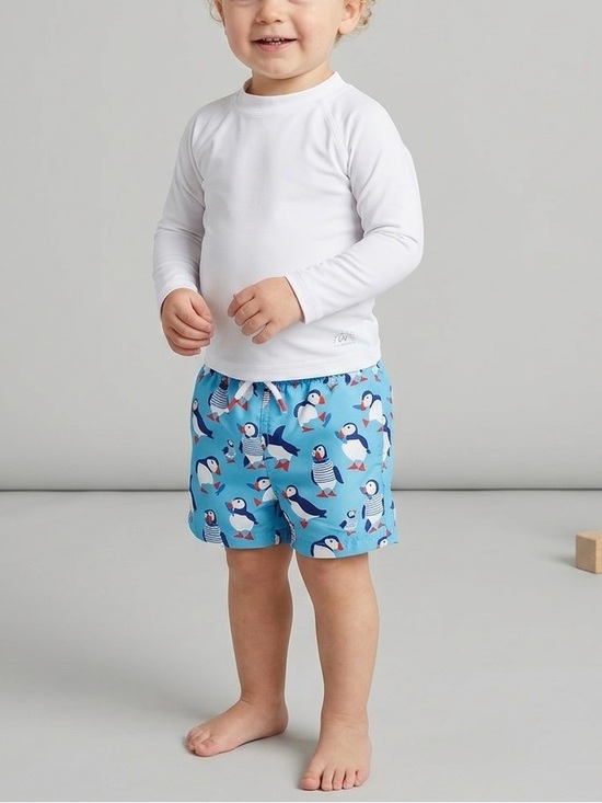 Baby Boden Other - Boden Baby Boys Puffin Swim Trunks